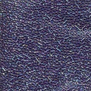 10/0 MIYUKI DELICA Lined Light Violet AB Seed Bead (8g)