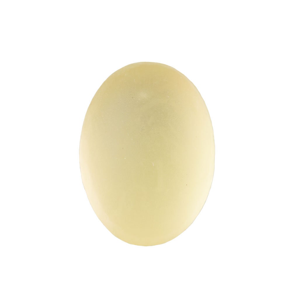 Vintage Matte Jonquil Cabochons 14x10mm (4) cab910C