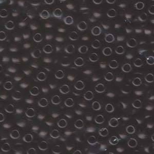 Matte Transparent Brown Miyuki Seed Bead 6/0 (4mm) 20gm Tube 6-9135F-TB