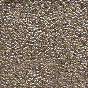 11/0 MIYUKI DELICA Duracoat Galvanized Silver Seed Bead (8g)
