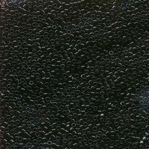 Opaque Black Miyuki Delica Seed Bead 10/0 7.2G Tube DBM0010-TB