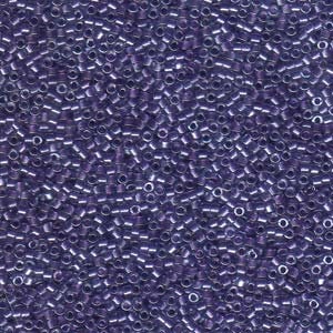 10/0 MIYUKI DELICA Sparkle Purple Lined Crystal Seed Bead (8g)