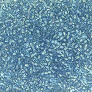 11/0 MIYUKI DELICA Fancy Lined Silver Sky Seed Bead (8g)