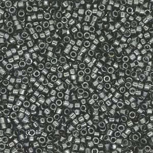 11/0 MIYUKI DELICA Fancy Lined Platinum Seed Bead (8g)
