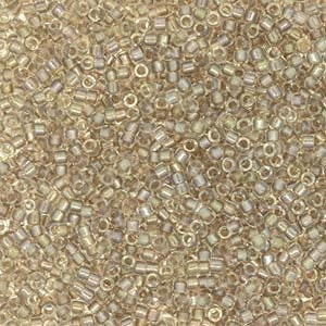 11/0 MIYUKI DELICA Fancy Lined Rose Taupe Seed Bead (8g)