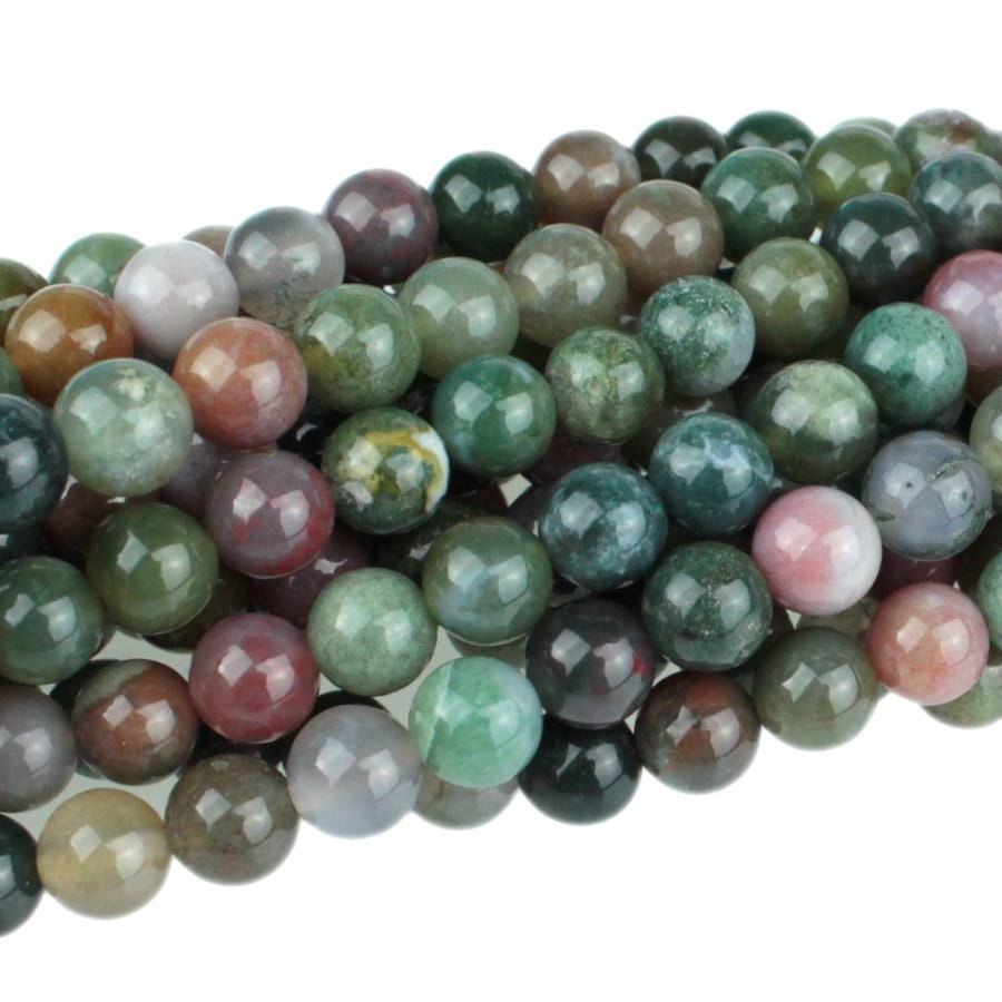 Dakota Stones Fancy Jasper 6mm Round Gemstones 8" Strand FAN6RD-8
