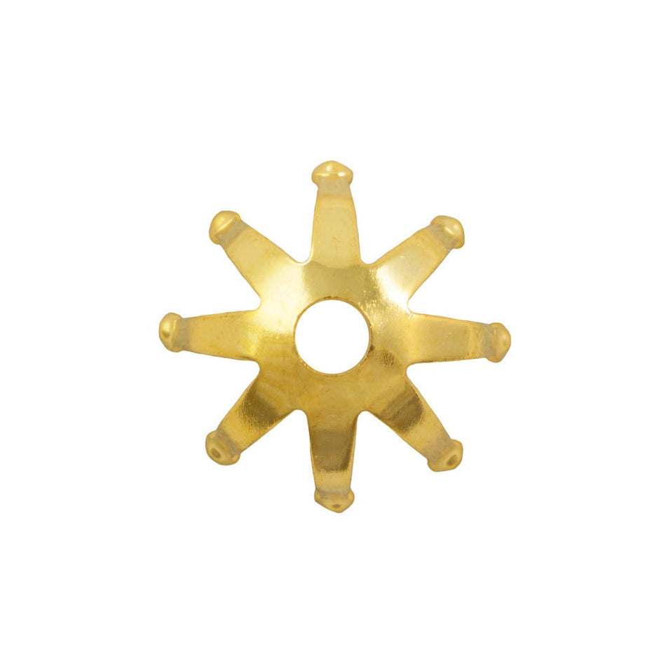 Gold Plated Beaded Tip Bead Cap 10mm (10) mtl302B