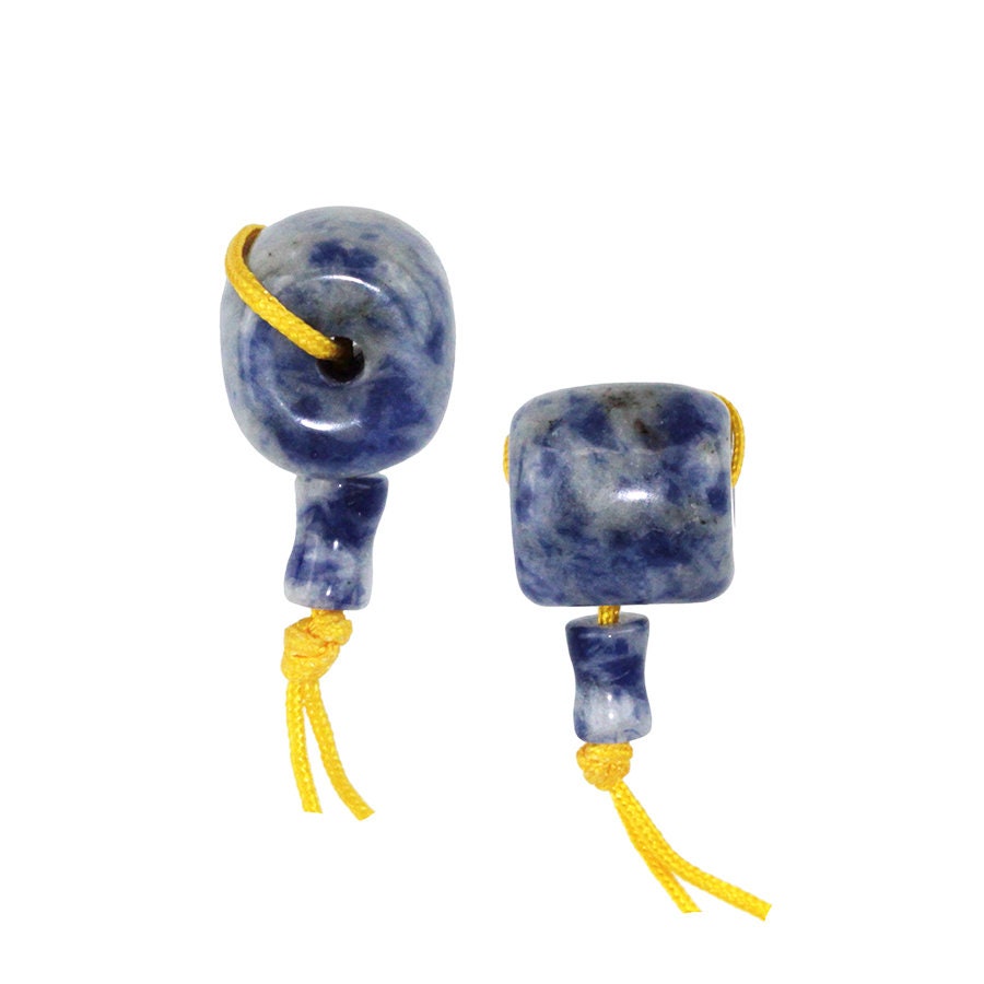 Dakota Stones Sodalite 14mm Mala Guru Bead Gemstones. SDL14MAL