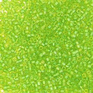 11/0 MIYUKI DELICA Fancy Lined Celery Seed Bead (8g)