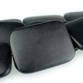 Dakota Stones Matte Onyx 30x40 Rectangle Gemstones. 8" Strand. MOX30x40REC-8