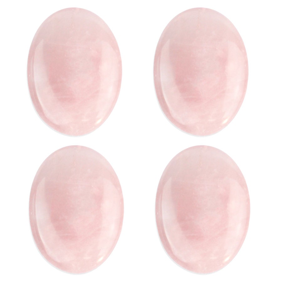 Dakota Stones Rose Quartz 18x13mm Oval Cabochon Gemstones. CAB-RQZ18x13OV
