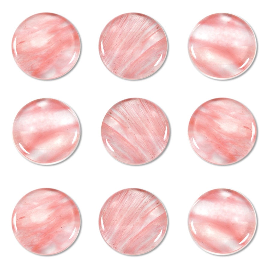 Dakota Stones Cherry Quartz 25mm Round Cabochon Gemstones CAB-CHQ25DC