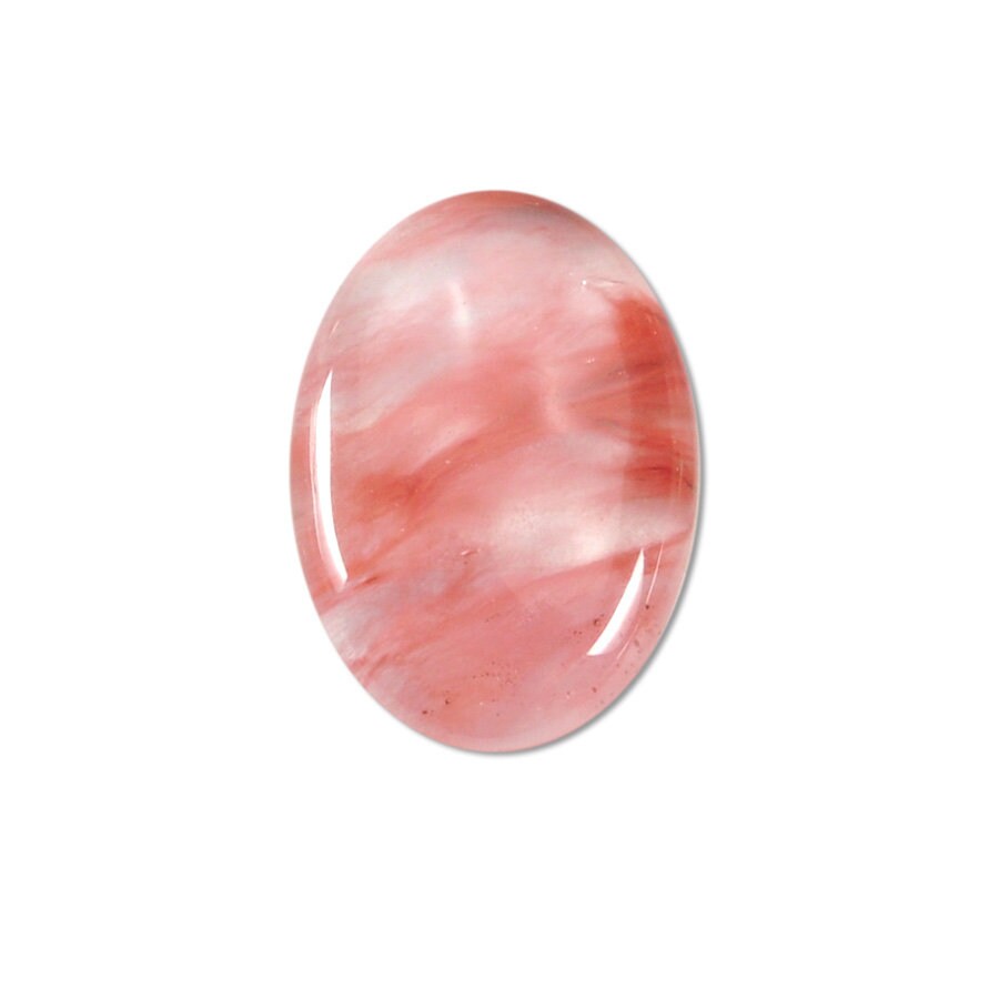 Dakota Stones Cherry Quartz 25X18mm Oval Cabochon Gemstones  CAB-CHQ25x18OV