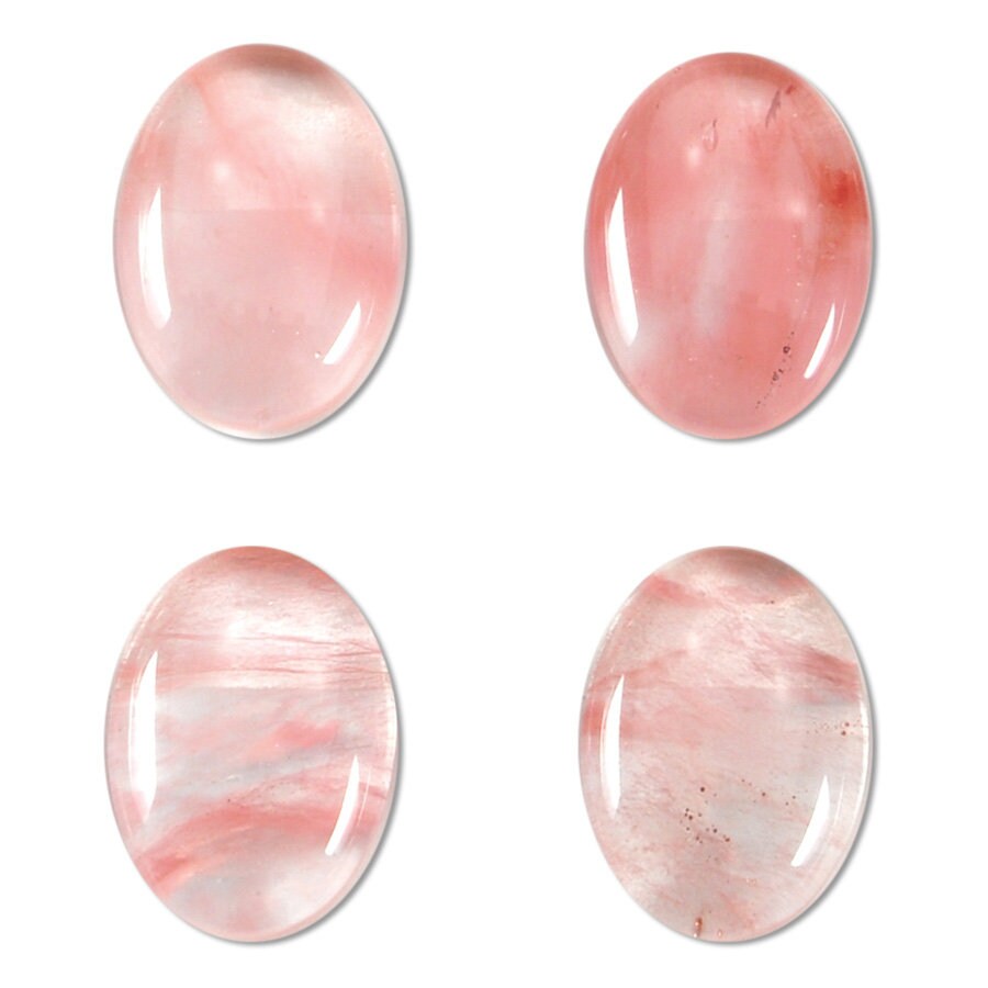 Dakota Stones Cherry Quartz 18x13mm Oval Cabochon Gemstones CAB-CHQ18x13OV