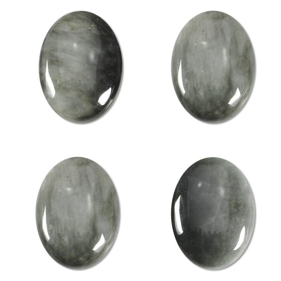 Dakota Stones Chrysoberyl Gray Cats Eye 18x13mm Oval Cabochon Gemstones CAB-CAT18x13OV