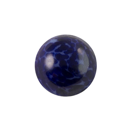 Vintage Lapis Blue Matrix Glass Cabochons 15mm (4) cab1007D