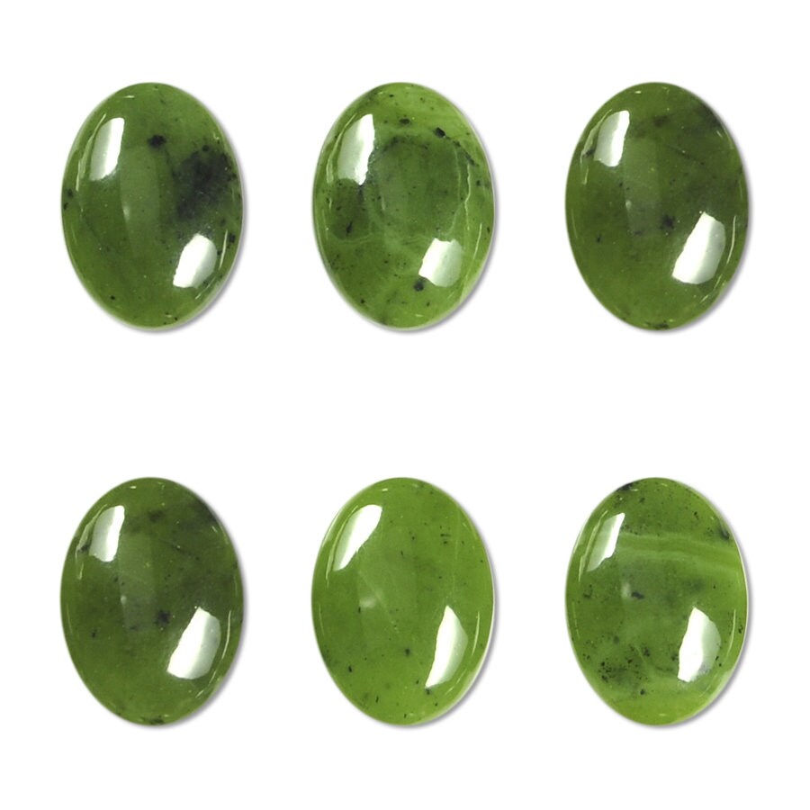Dakota Stones Jade 18X13mm Oval Cabochon Gemstones. (1) CAB-JAD18x13OV