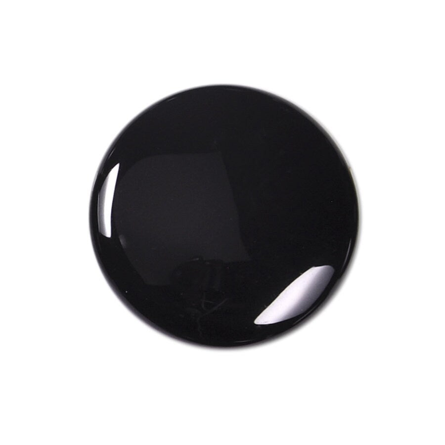 Dakota Stones Onyx 25mm Round Cabochon Gemstones.  CAB-ONX25DC