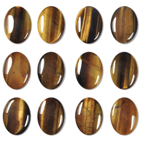 Dakota Stones Tiger Eye 25X18mm Oval Cabochon Gemstones. CAB-TGE25x18OV