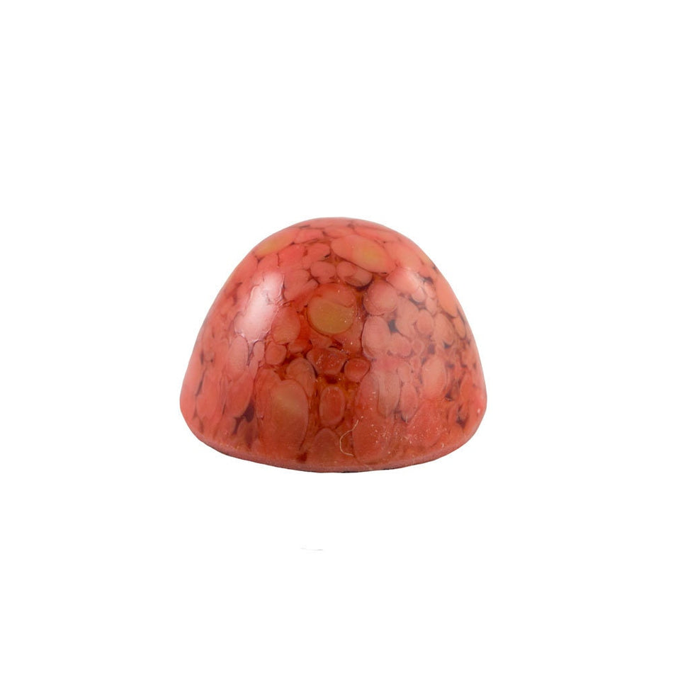Vintage Coral Matrix High Dome Glass Cabochons 15mm (4) cab1037B