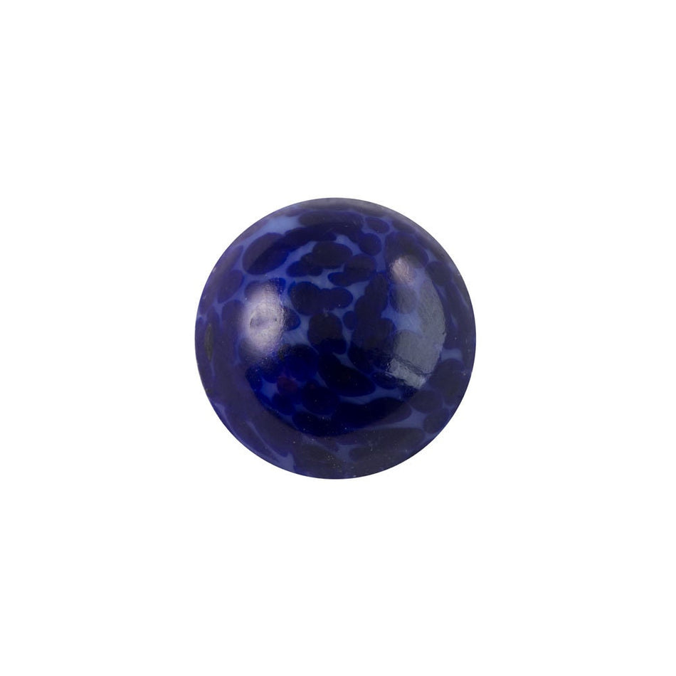 Lapis Blue Matrix Glass Cabochons 11mm (6) cab1005D