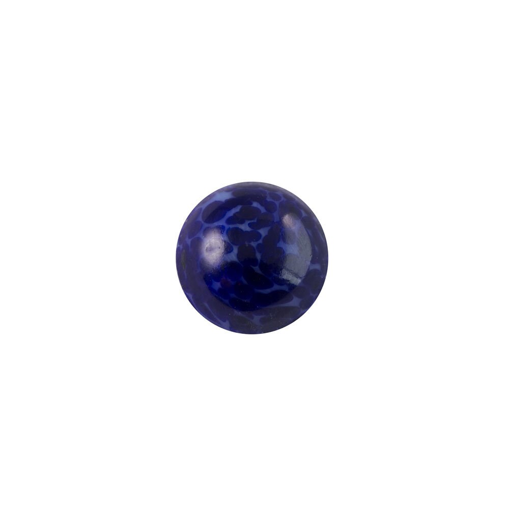 Lapis Blue Matrix Glass Round Cabochons 7mm (6) cab1003D