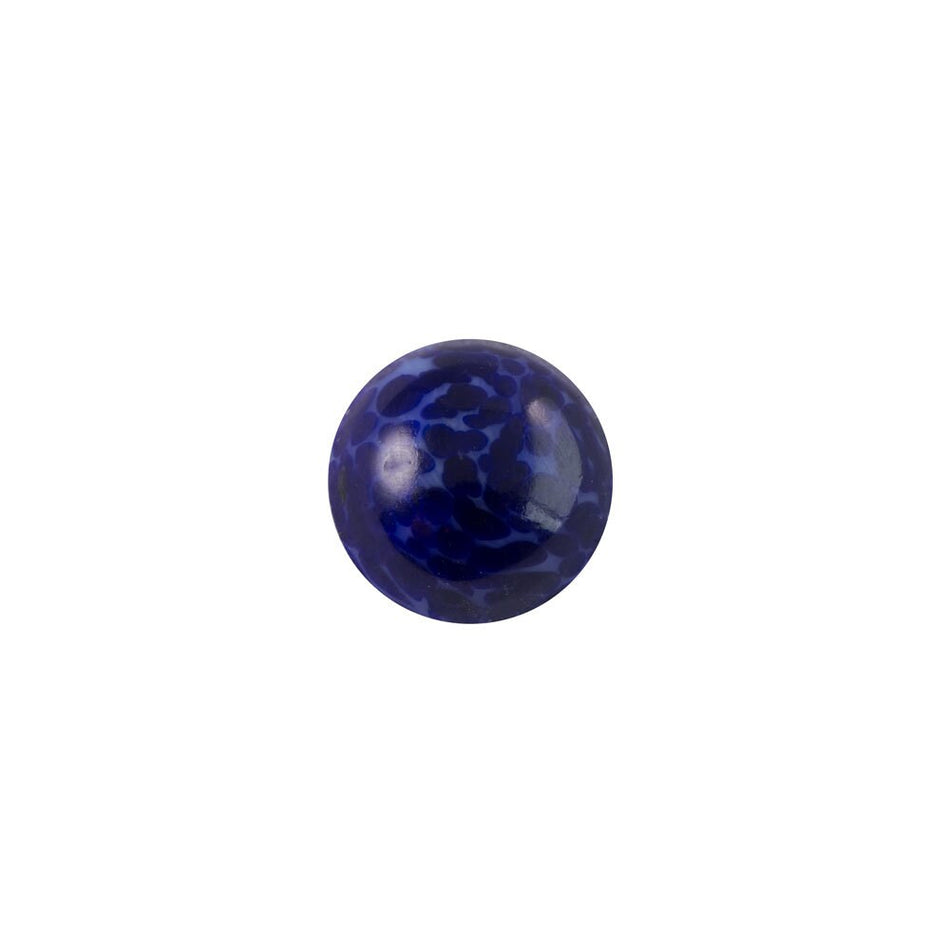Lapis Blue Matrix Glass Round Cabochons 7mm (6) cab1003D