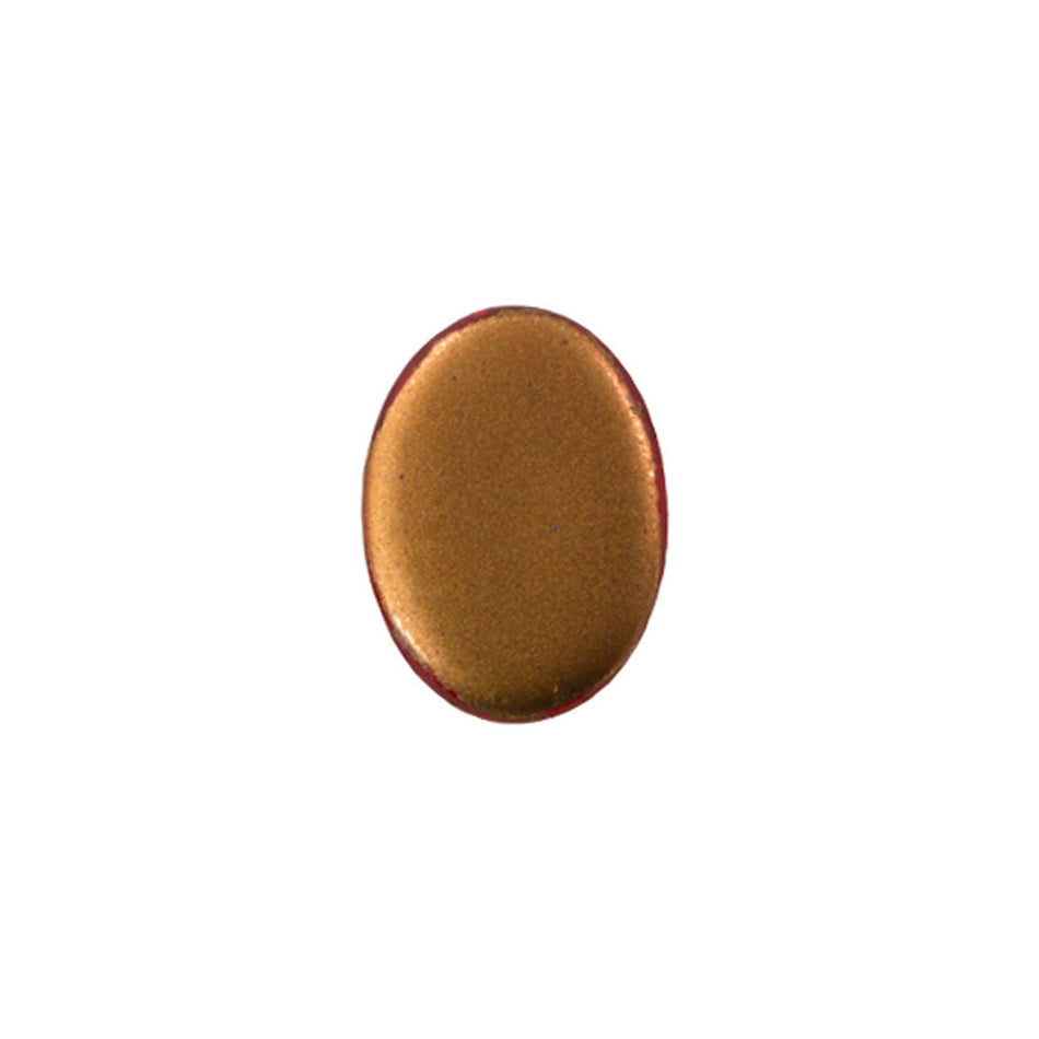 18x13mm Translucent Ruby Foiled Glass Oval Cabochons (2) cab4005A