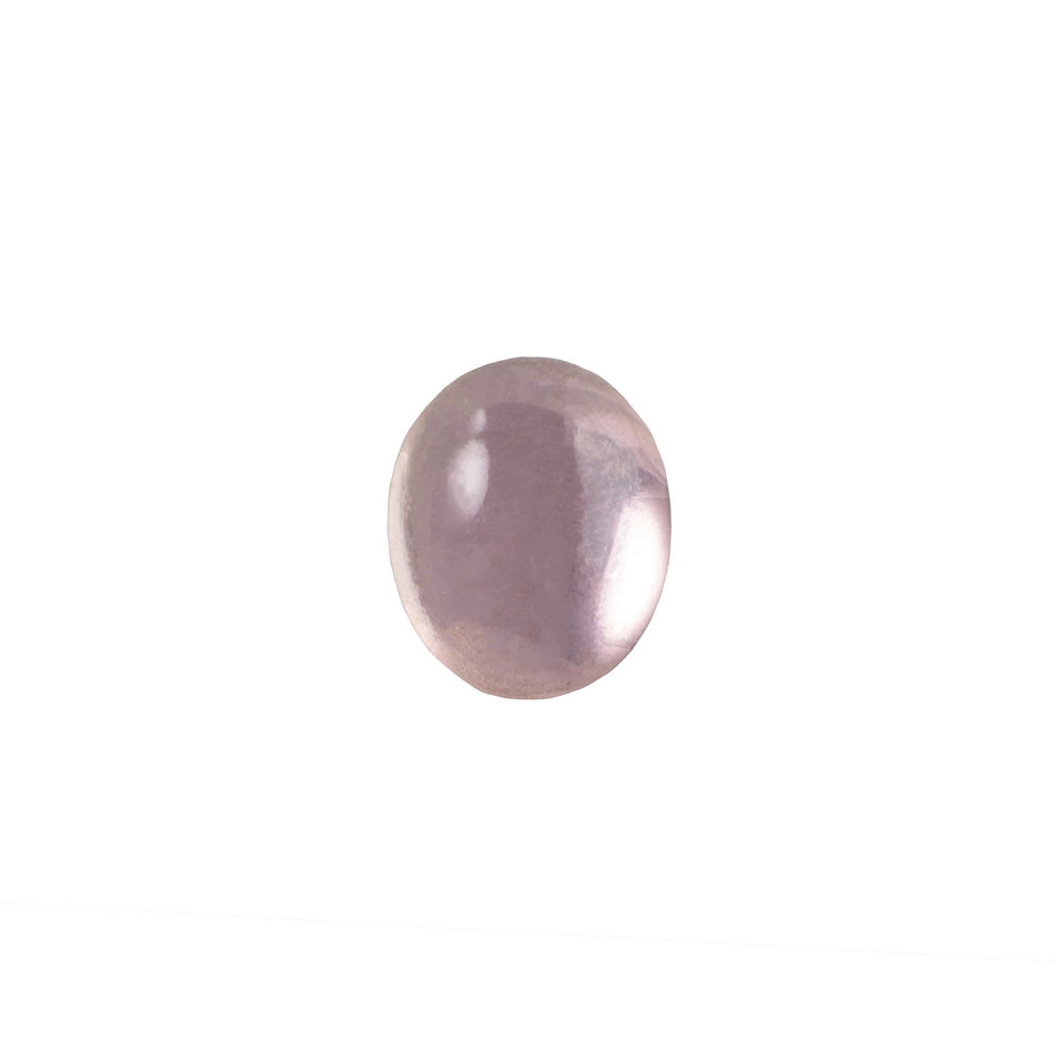 10x8mm Translucent Light Amethyst Foiled Glass Oval Cabochons (8) cab4002N