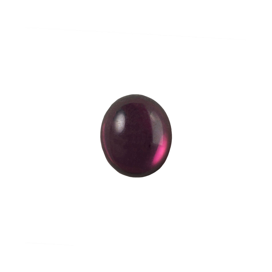 10x8mm Translucent Amethyst Foiled Glass Oval Cabochons (8) cab4002D