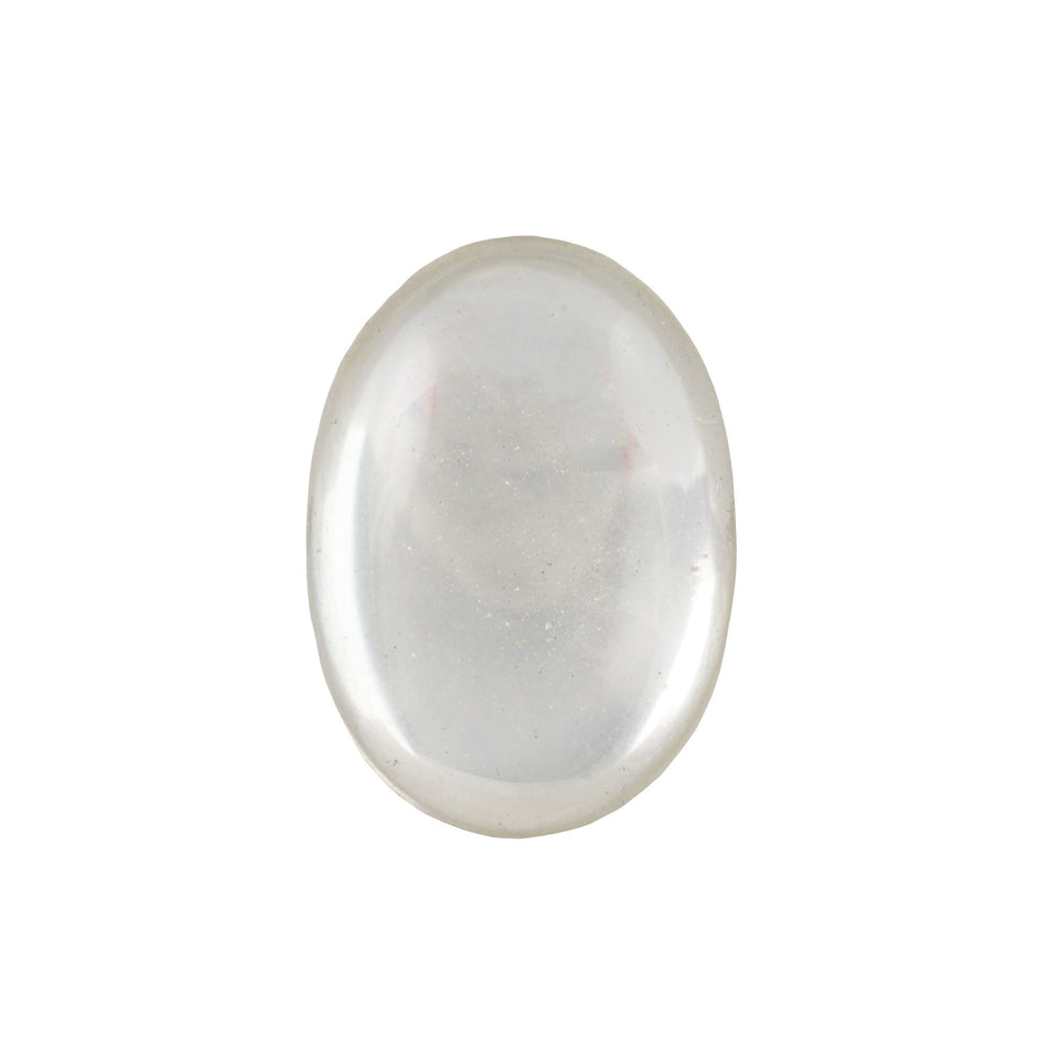 25x18mm 18mm Translucent Crystal Foiled Glass Oval Cabochons (1) cab4006M