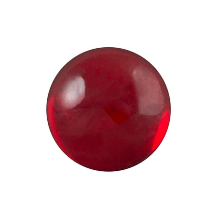 18mm Translucent Ruby Foiled Glass Round Cabochons (2) cab2008A