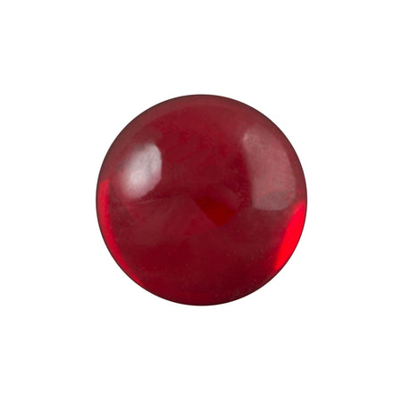 15mm Translucent Ruby Foiled Glass Round Cabochons (4) cab2007A