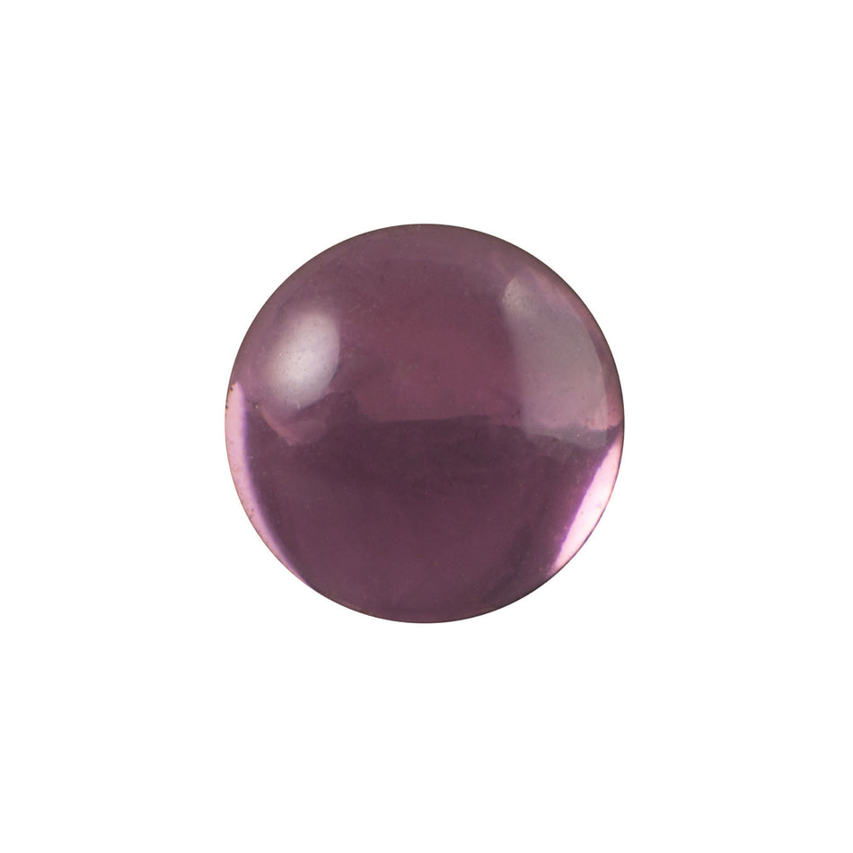 13mm Translucent Light Amethyst Foiled Glass Round Cabochons (4) cab2006N