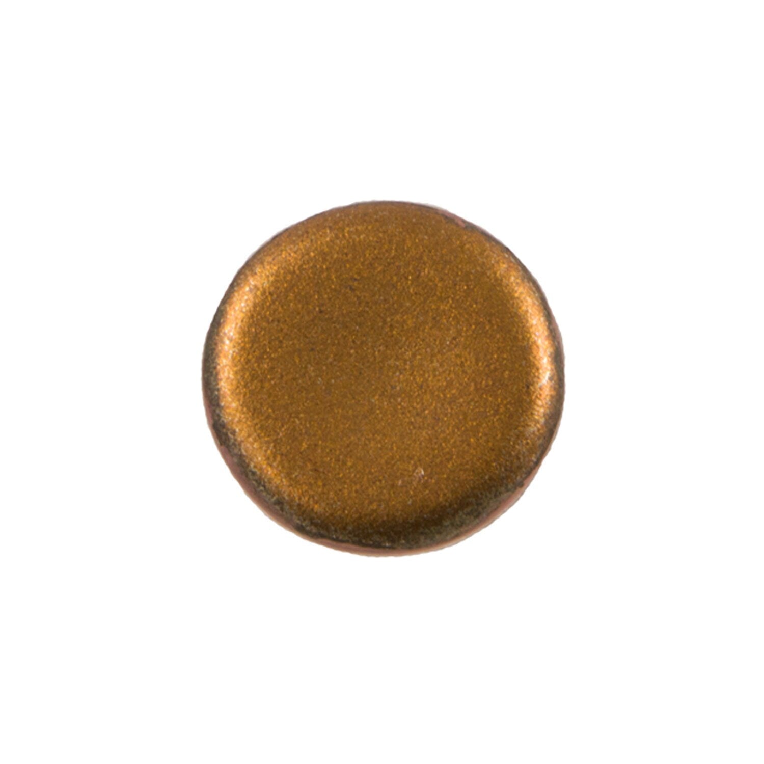 13mm Translucent Smokey Topaz Foiled Glass Round Cabochons (4) cab2006W