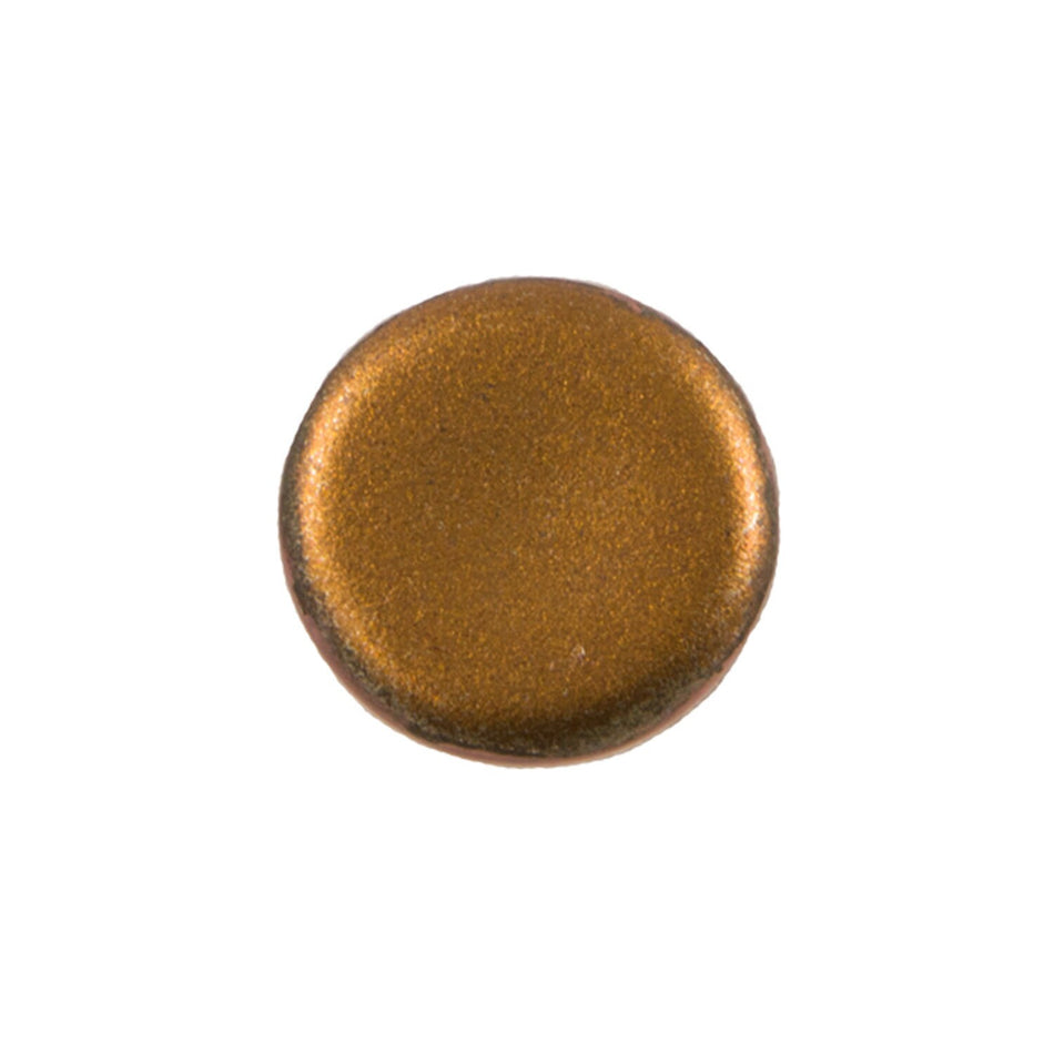 13mm Translucent Smokey Topaz Foiled Glass Round Cabochons (4) cab2006W