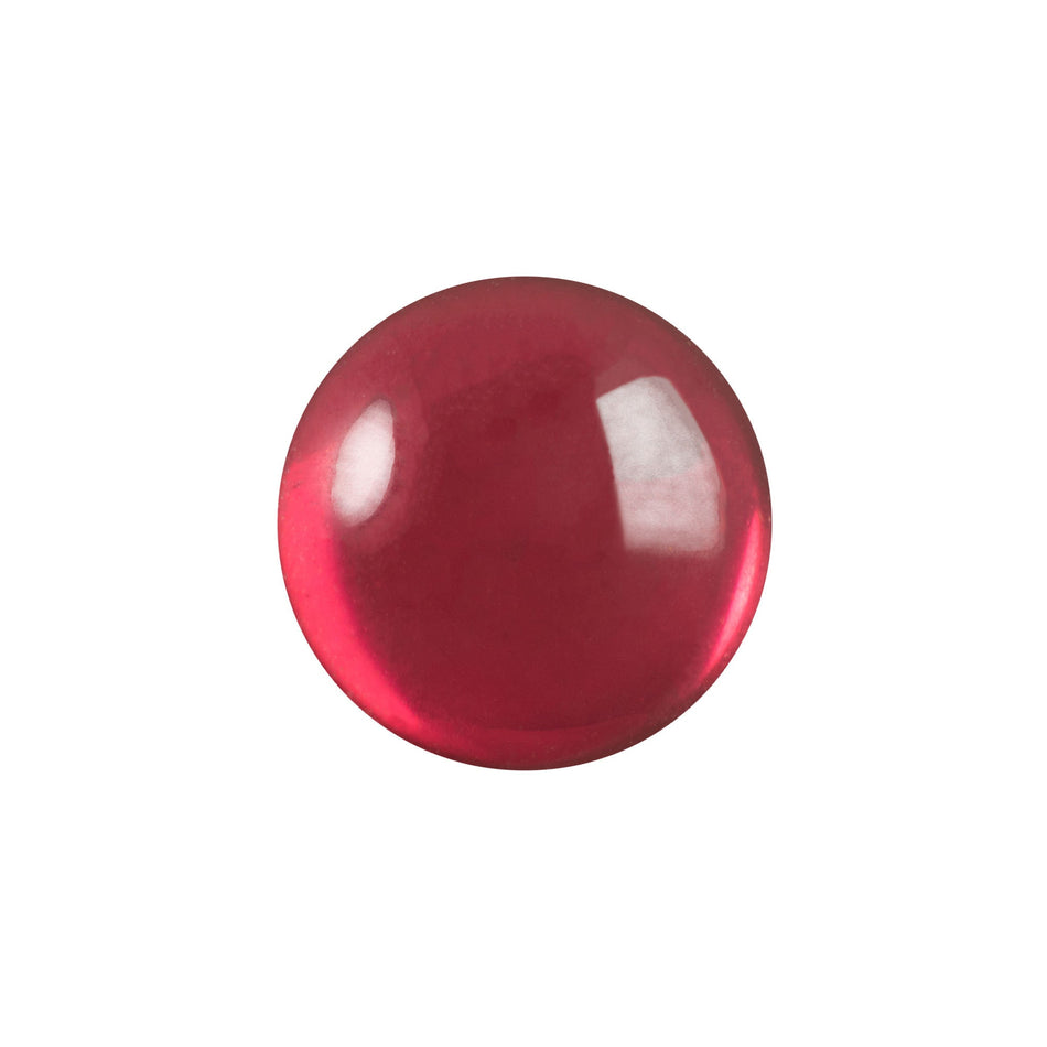13mm Translucent Rose Foiled Glass Round Cabochons (4) cab2006X
