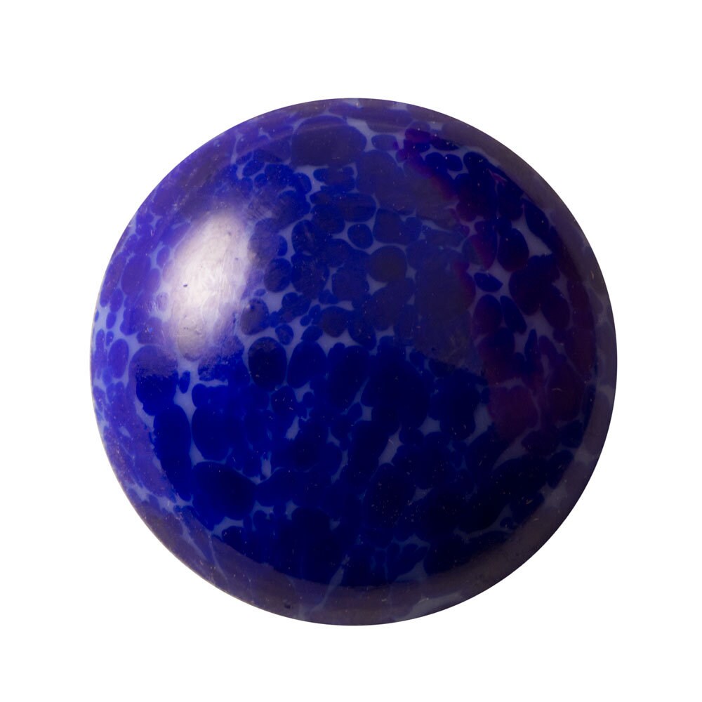 Vintage Lapis Blue Matrix Glass Cabochons 25mm (1) cab1011D