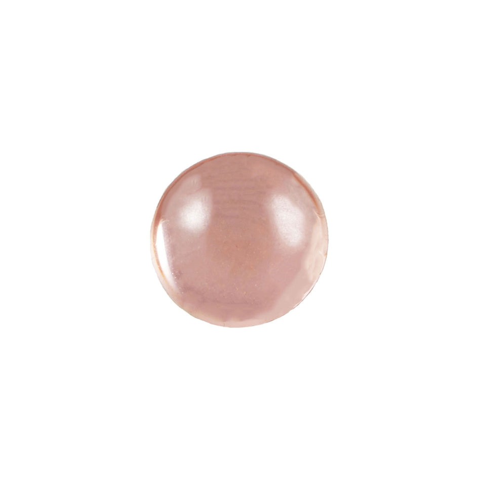 9mm Translucent Rosaline Foiled Glass Round Cabochons (10) cab2004G