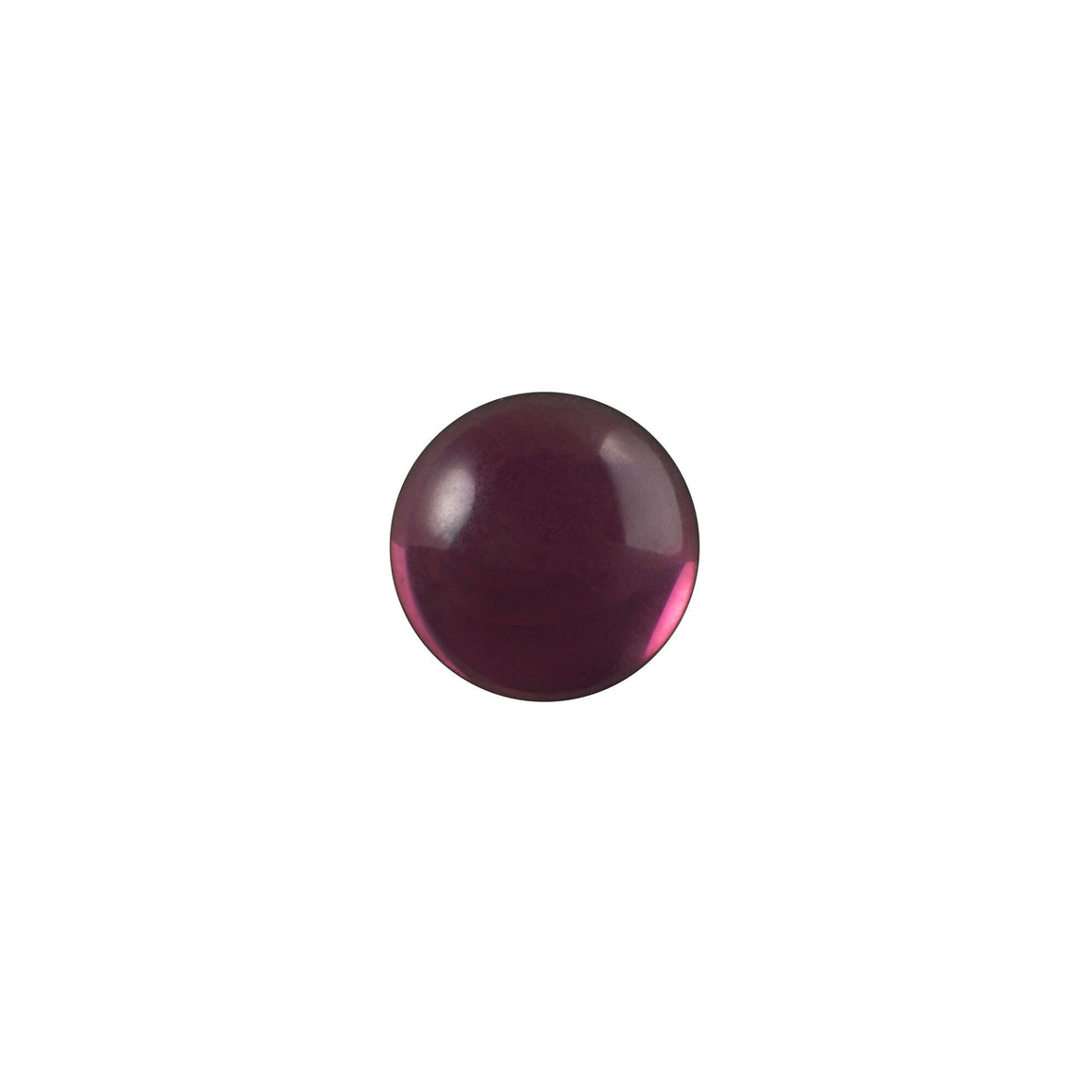 7mm Translucent Amethyst Foiled Glass Round Cabochons (16) cab2003D
