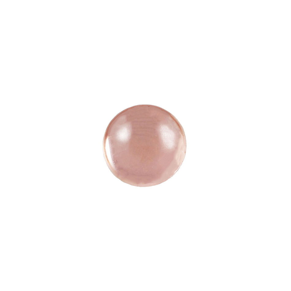 7mm Translucent Rosaline Foiled Glass Round Cabochons (16) cab2003G