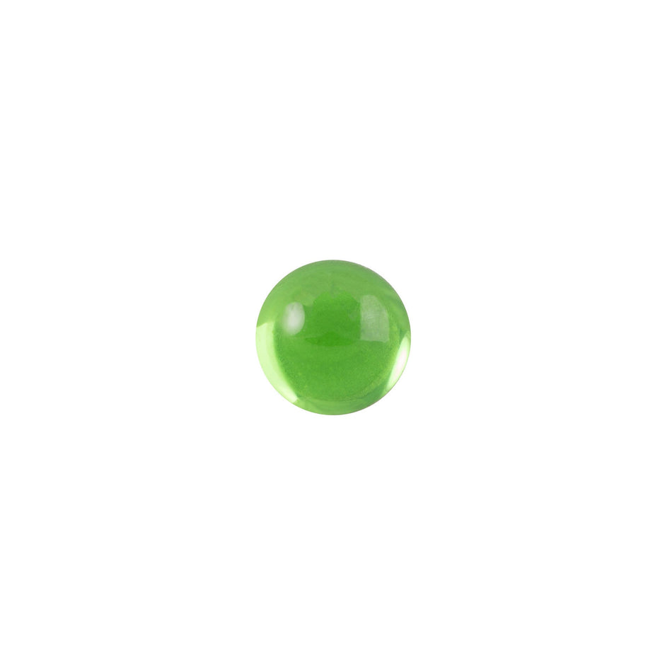 5mm Translucent Peridot Foiled Glass Round Cabochons (24) cab2002C