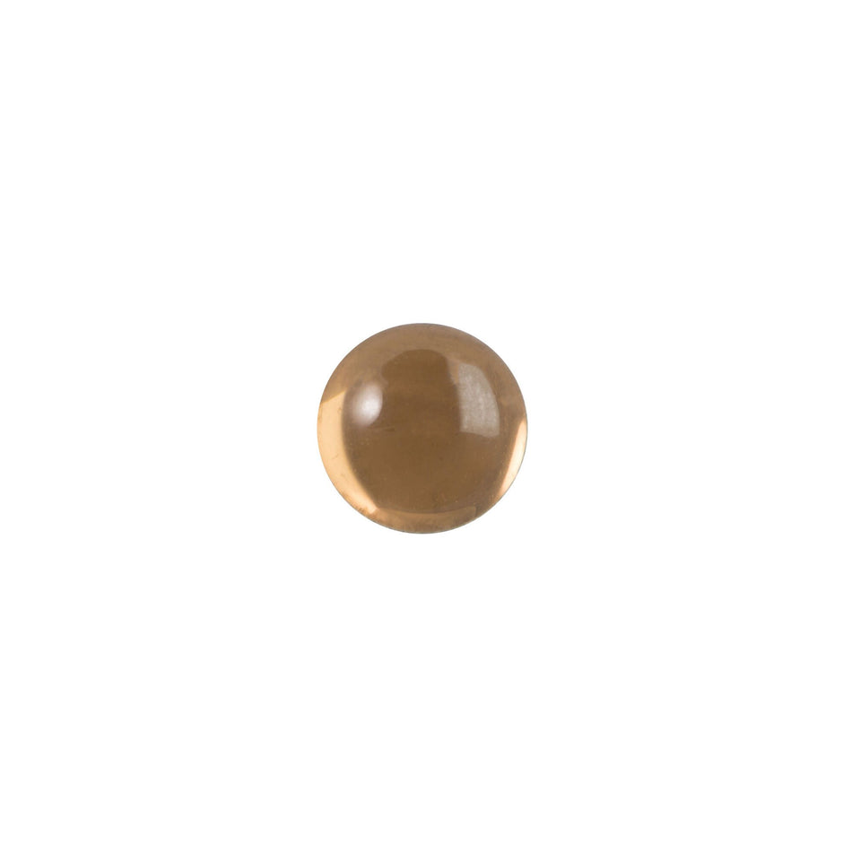 5mm Translucent Smokey Topaz Foiled Glass Round Cabochons (24) cab2002W