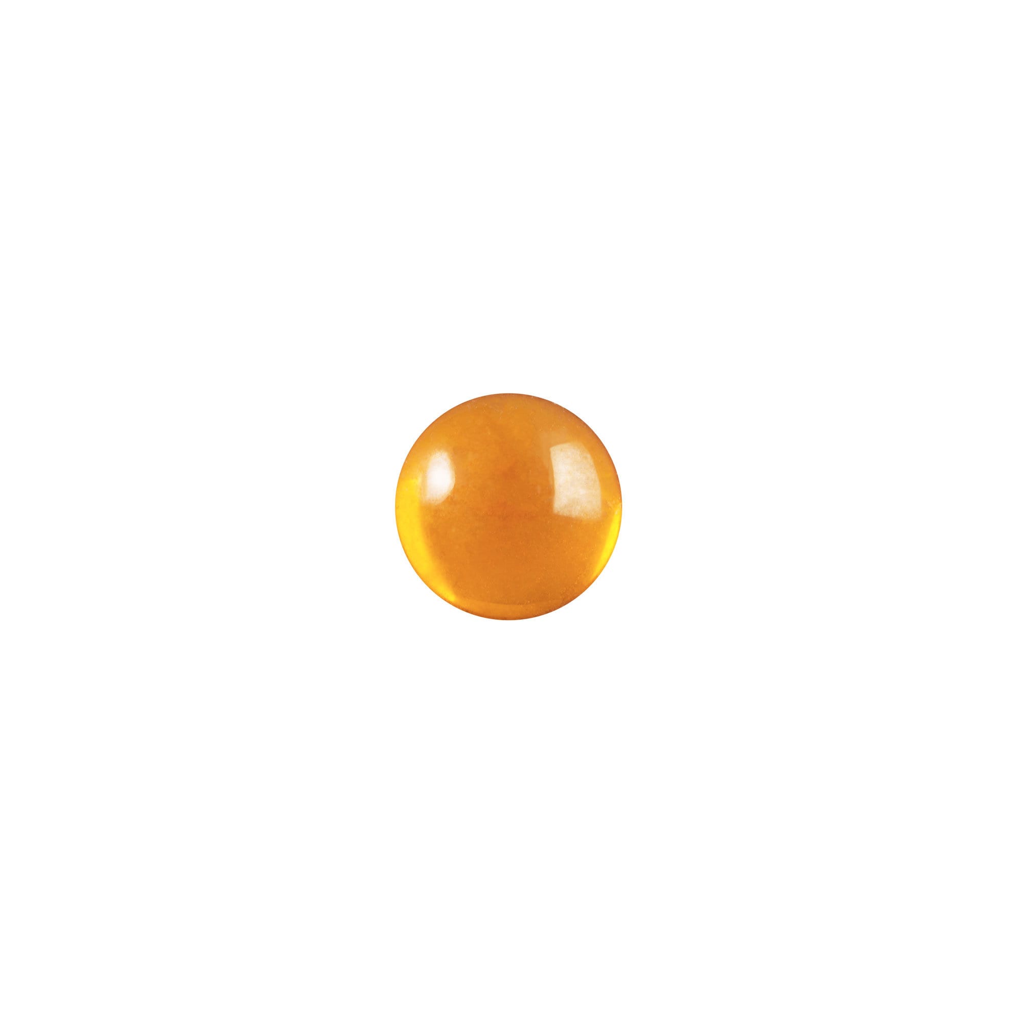 6mm Translucent Topaz Foiled Glass Round Cabochons (24) cab700DD