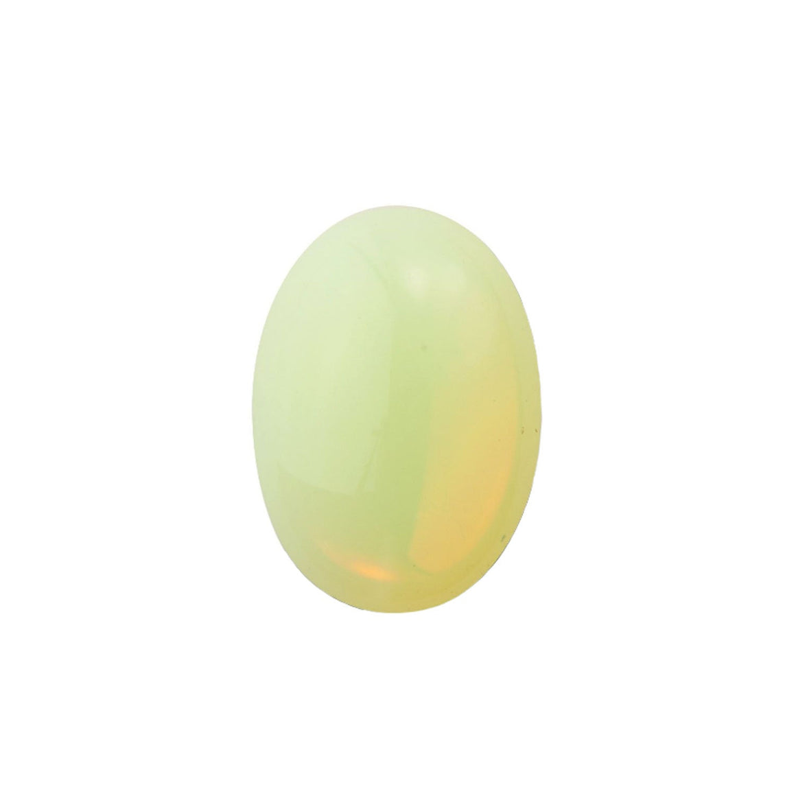 Yellow Opal Foiled Glass Oval Cabochons 18x13mm (2) cab5005AB