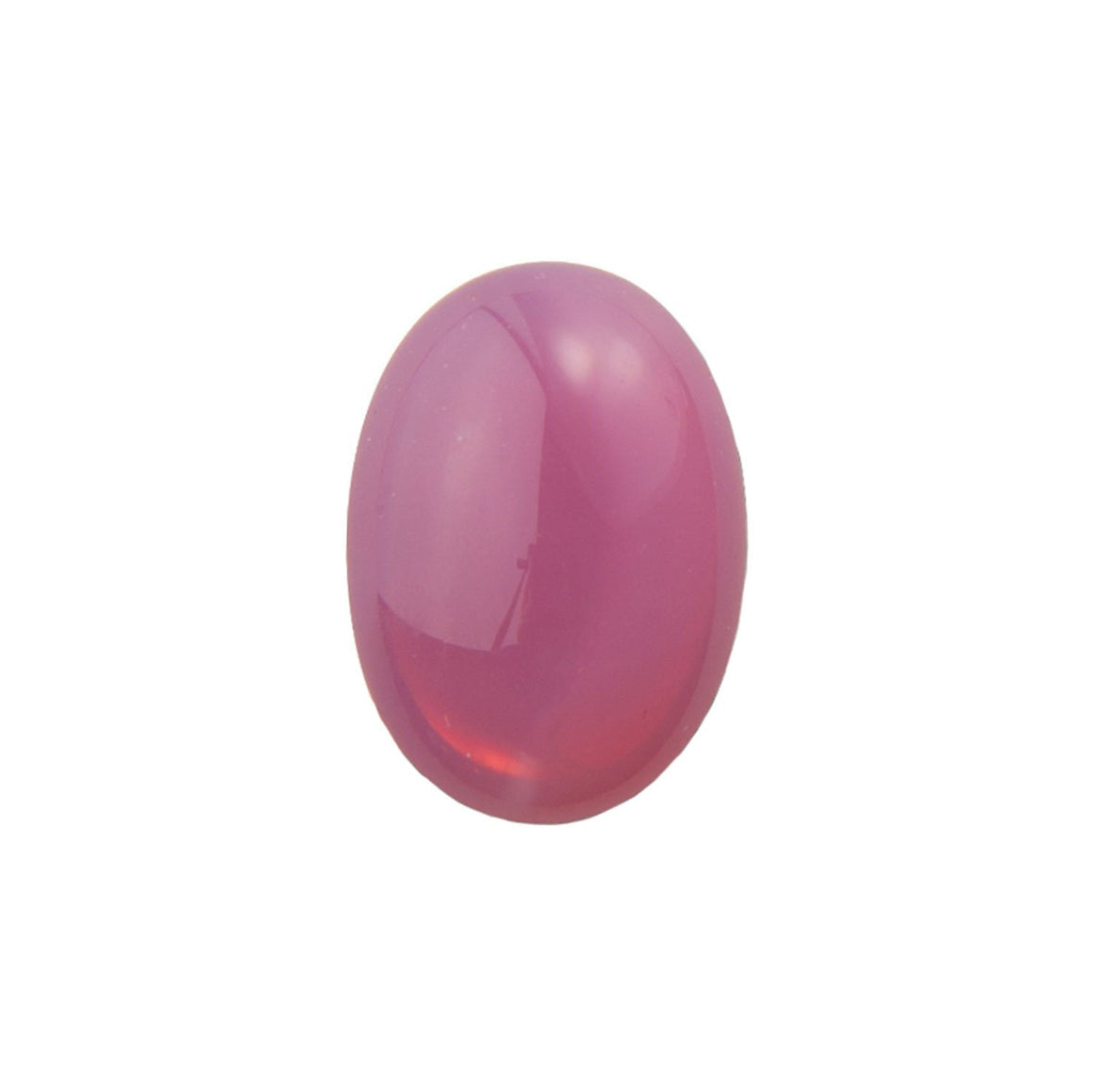 Rose Opal Foiled Glass Oval Cabochon 18x13mm (2) cab5005AD