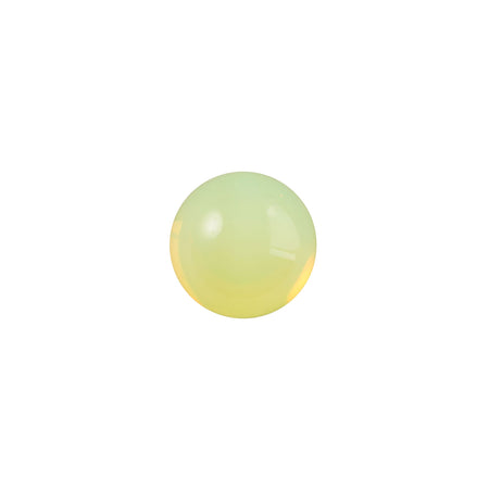 Yellow Opal Foiled Glass Round Cabochons 7mm (12) cab3003AB