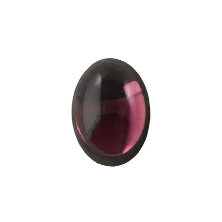 18x13mm Translucent Amethyst Foiled Glass Oval Cabochons (2) cab4005D