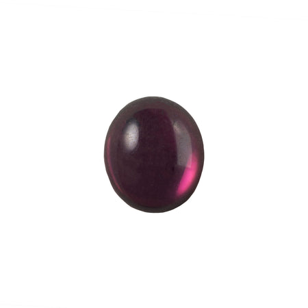 12x10mm Translucent Amethyst Foiled Glass Oval Cabochons (6) cab4003D