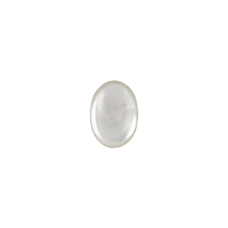 8x6mm Translucent Crystal Foiled Glass Oval Cabochons (12) cab4001M